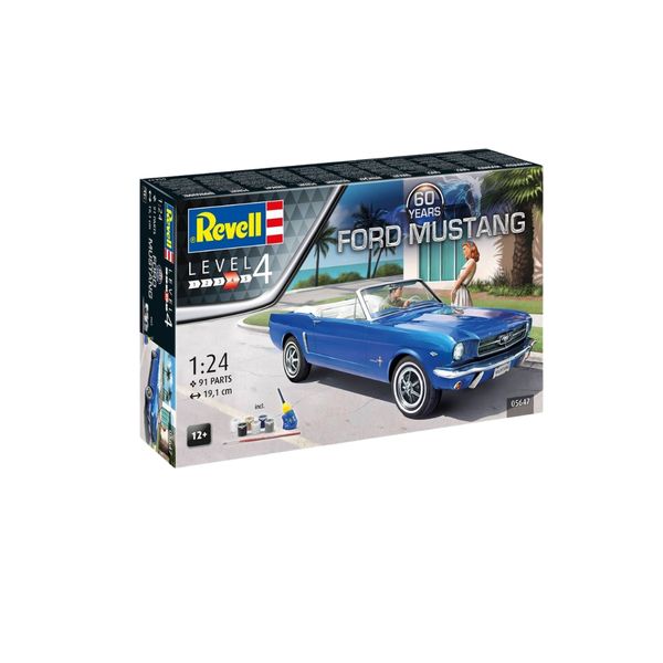 1/24 Ford Mustang "60th Anniversary" (Model Set Incl. Paint)