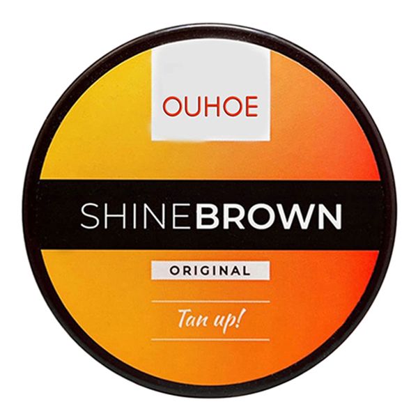 Shine Brown Tan Accelerator Cream,Outdoor Sun Tanning Oil - 100g