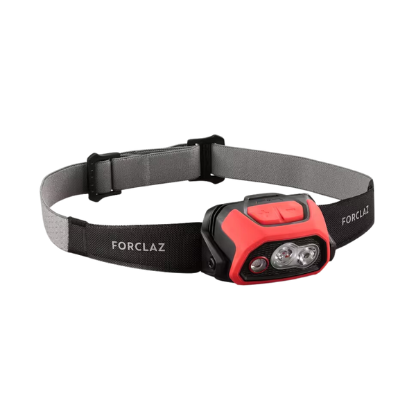 Forclaz RECHARGEABLE HEADLAMP - 600 LUMENS - HL900 USB V3 red