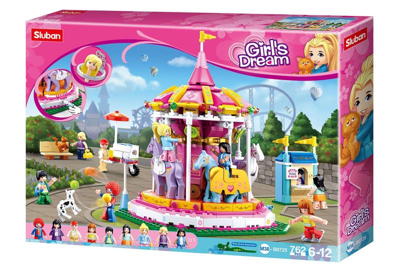 Sluban Girls Dream - Merry go Round 762 pcs