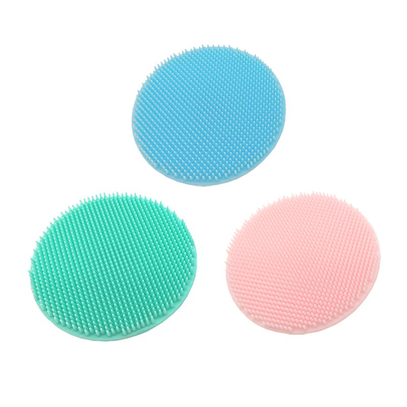 3 Piece Soft Silicone Facial Cleansing Brush Face Scrubber 