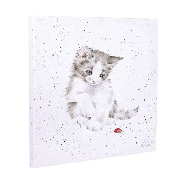 Wrendale Canvas Print - "Ladybird" Kitten