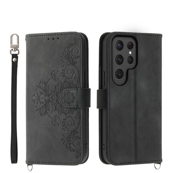 Multi-function Flip Phone Case Compatible with Galaxy S21 Ultra