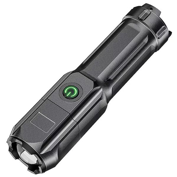 USB rechargeable super bright flashlight mini portable emergency light