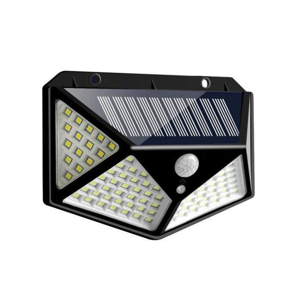 100 LED Outdoor Motion Sensor Solar Wall Lamp