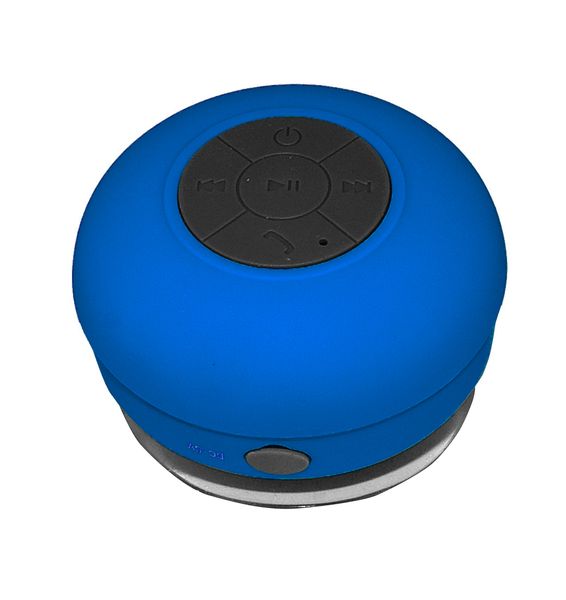 Mini Waterproof Bluetooth Speaker With Mic - Blue