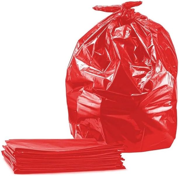 Red Refuse Bag 750 x 950mm 30 Mic 20 Pack 80-0062