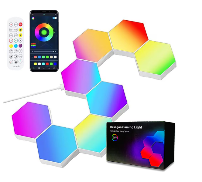 Esports Smart Microphone Honeycomb RGB Ambient Lighting Panel