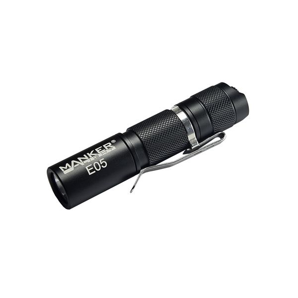 Manker E05 CW Black Pocket Flashlight 400 Lumen, 200m Throw