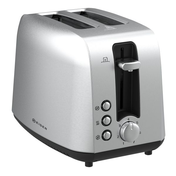 Eiger 2 Slice Toaster with Extra Wide Slots - Geneva Series