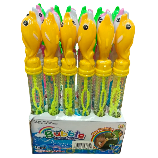 Dolphin Bubble Wands - 12 Pack