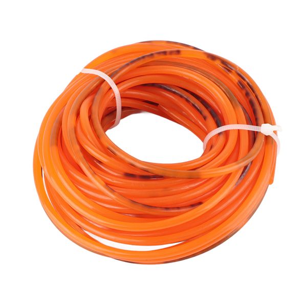 Orange Smooth PU Round Belt Drive Transmission 3mm x 10m
