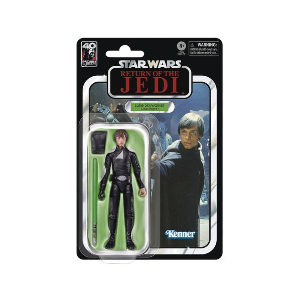 SW Black E6 40TH Anniversary 6IN Luke Jedi Figure