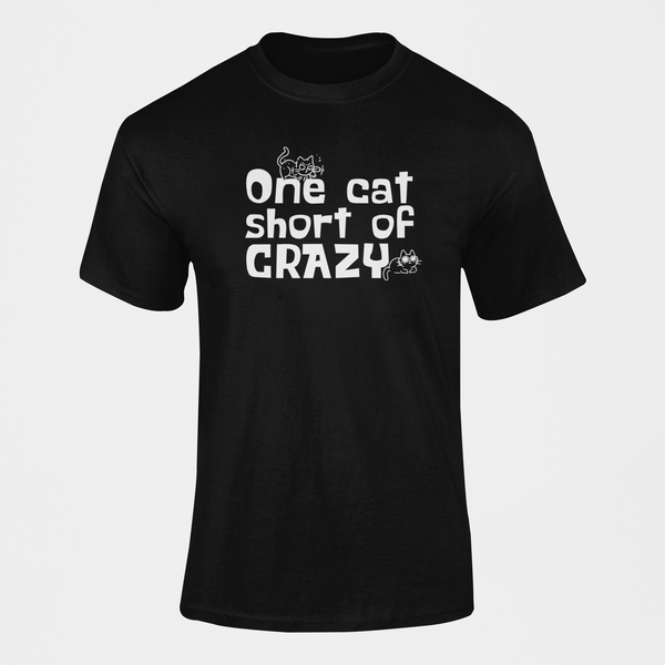 One Cat Short Of Crazy T-Shirt