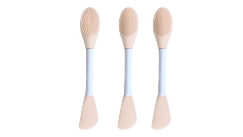 Double Side Mask Brush and Face Scrub - 3 Pack