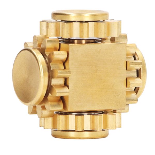 Brass Gear Linkage Rotating Toy ADHD Anxiety Stress Relief Rotating Toy