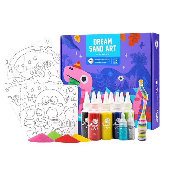 Jar Meló - Sand Art Kit for Kids - Night Parade