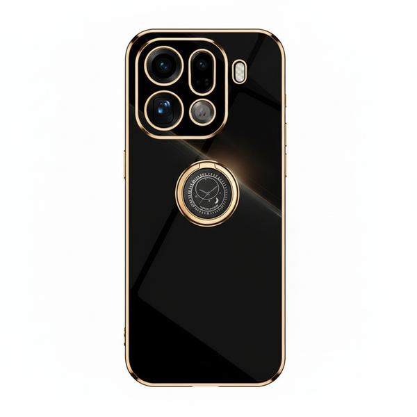 UGABUGA Gold Electrplated TPU Phone Case Compatible with OPPO Find X9 Pro