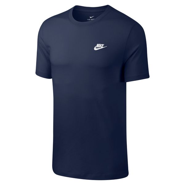 Nike Men's Sportswear Club Short Sleeve T-Shirt - Midnight Navy/White