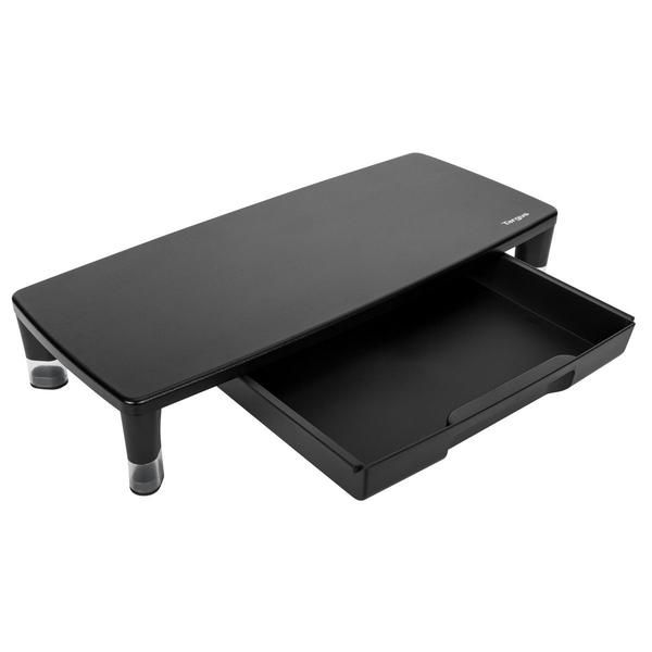 Targus - Adjustable Monitor stand with Drawer - Black