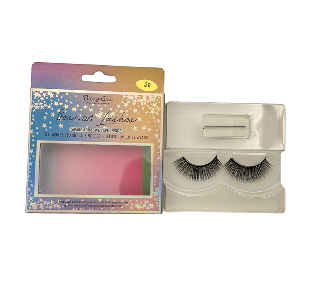 Bling Girl Self Adhesive Quick Press on eyelash #34