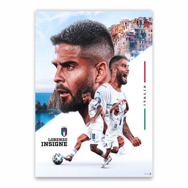 Lorenzo Insigne Italy Poster - A1