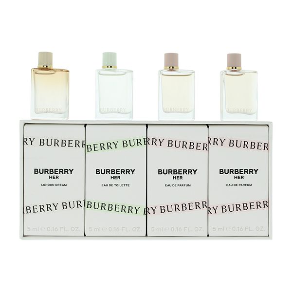 Burberry Her 4 Piece Gift Set: Eau de Parfum 5ml (Parallel Import)