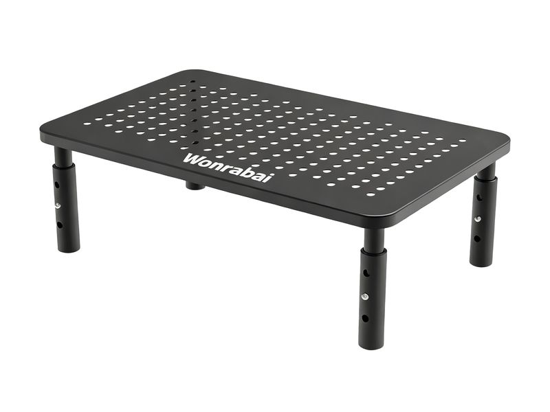 Wonrabai Ergonomic Adjustable Monitor Stand Riser with 3 Height Settings