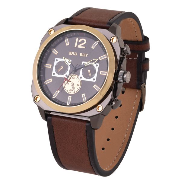 Bad Boy Elite Watch [Silver, Gun, Gold &amp; Brown]