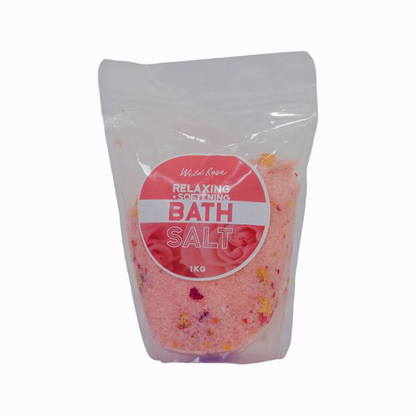 Wild Rose Relaxing + Softening Bath Salt - 1kg