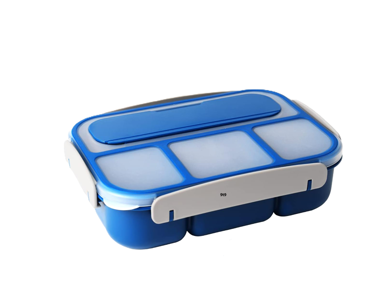 Lunch Boxes with Spoon and 4 Compartment