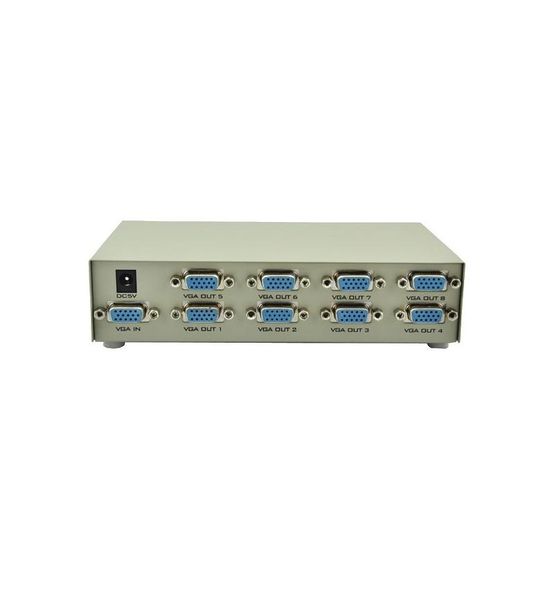 DLTech VGA 1440p @150MHz 1 Port To 8 Port High-Quality Video VGA Splitter