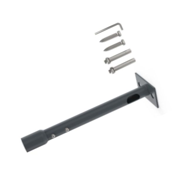 Metal T Shaped Antenna Mount Bracket Compatible with V2 Roof Adapter