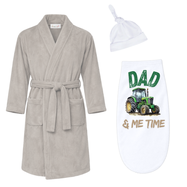 Baby &amp; Dad -Winter Gown &amp; Baby Swaddle Cocoon-Eng-Boer Seun