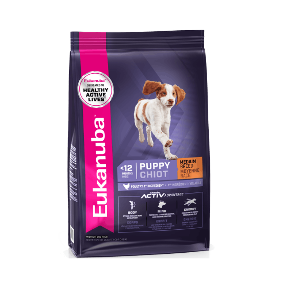 Eukanuba Puppy Dog Food Medium Breed Chicken Up to 1 Year (3kg) Shop