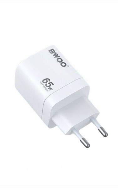 BWOO new products for macbook gan fast charger 65w dual type c phone