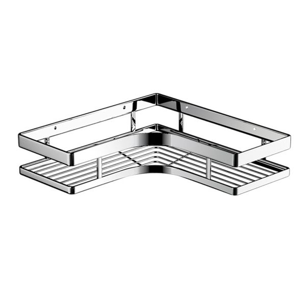 Stainless Steel Shower Caddy No Drill Corner Bath Shelf