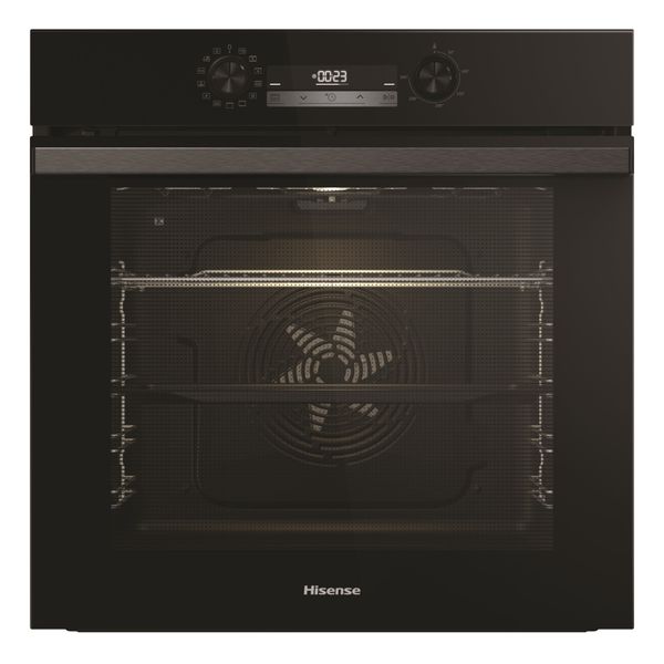 Hisense 60cm Multifunction Built In Eye Level Pyrolytic Oven - Black