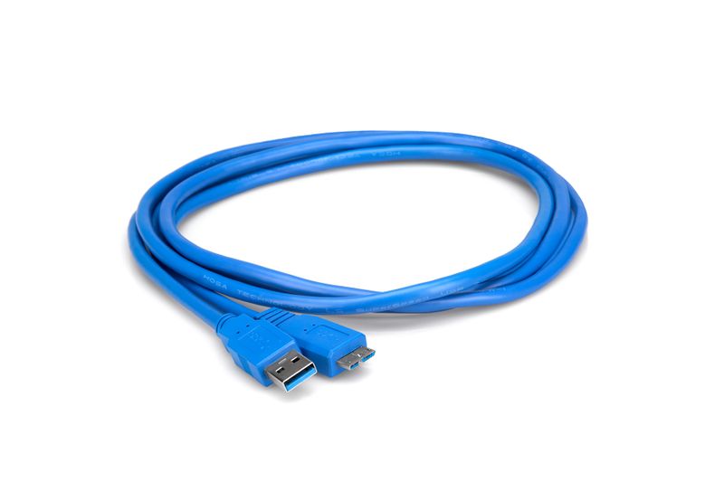 Hosa SuperSpeed USB 3.0 Cable Type A to Micro-B USB-306AC 1.8m