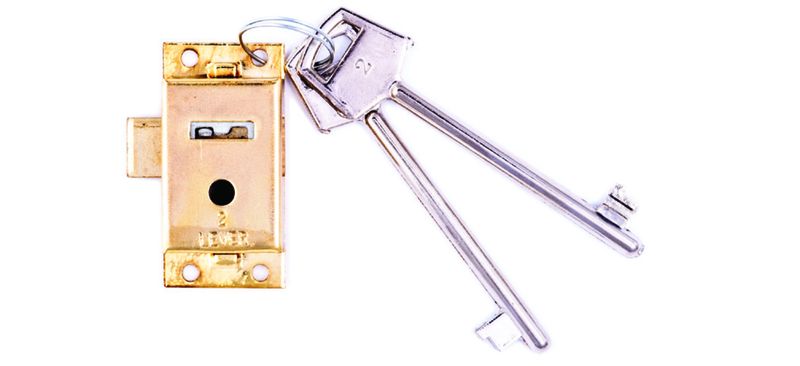 Sanlic Jaguar Cupboard Lock 2Lever - 76mm