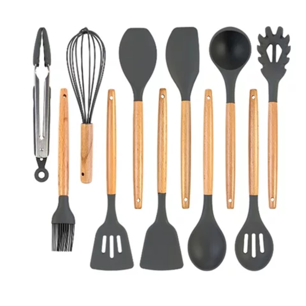 12 Set Of Silicone Kitchen Utensil Tools