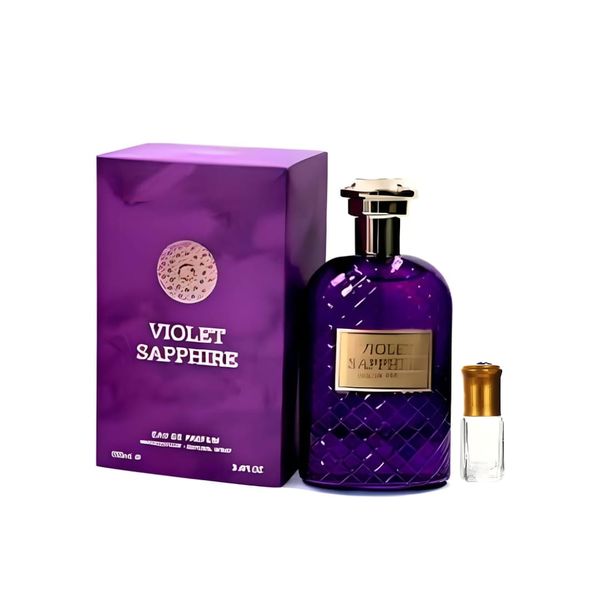 Fragrance World - Violet Sapphire for Women EDP - 100ml + Perfume Oil