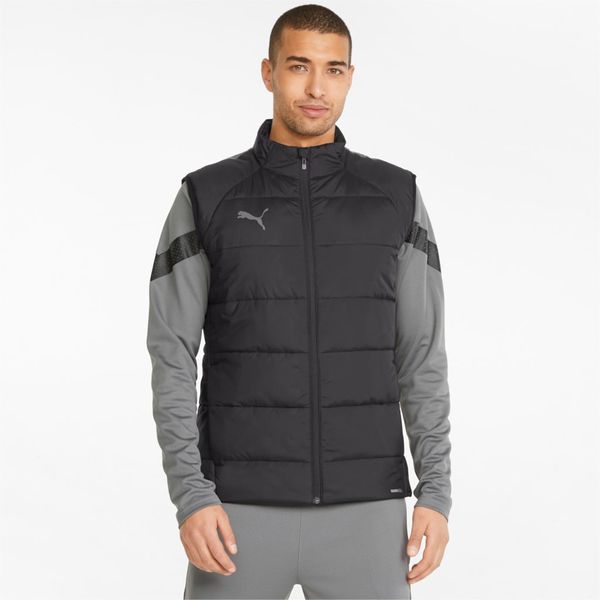 Puma Men's teamLIGA Vest Jacket Football Track Jackets - Blue