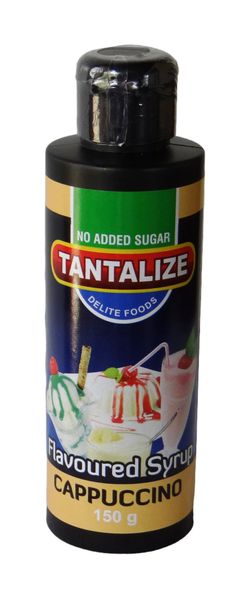 Tantalize Cappuccino Syrup - Sugar Free (150g)