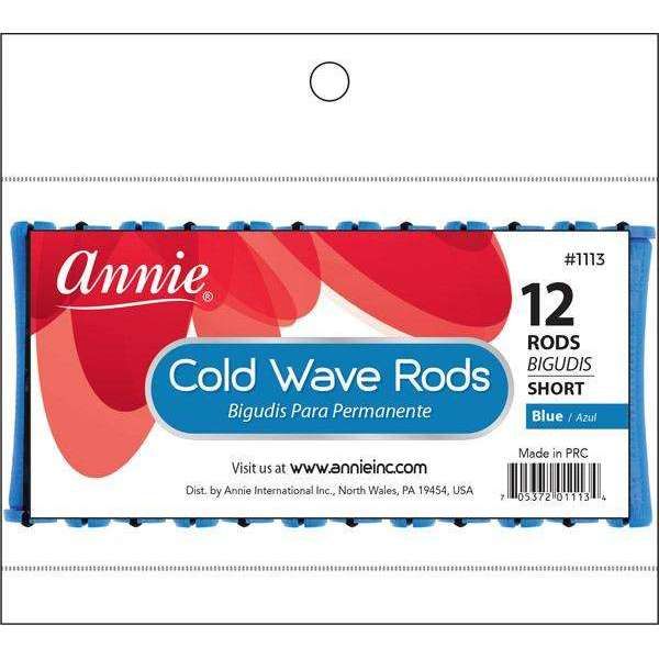 Annie Cold Wave Rod Short 12Ct Red- 6 Pack