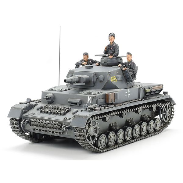 Tamiya 1/35 German Pz.Kpfw. IV Ausf.F Tank Plastic Model Kit