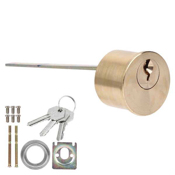 Copper mechanical door lock cylinder (3 keys)