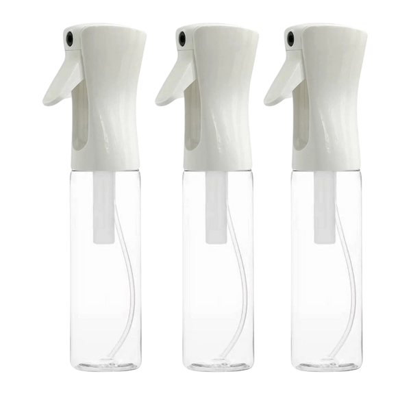 3 Pack 600ml Fine Mist Spray Bottle High Pressure for Hair &amp; Home Use