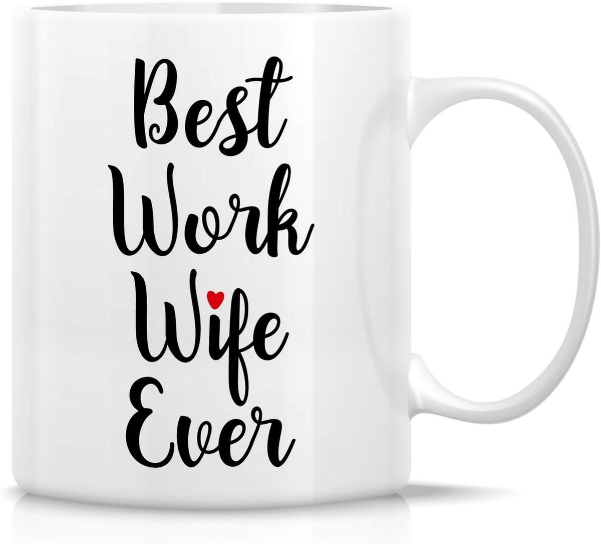 Best Work Wife Ever Christmas Birthday Colleague Office Gift Mug 