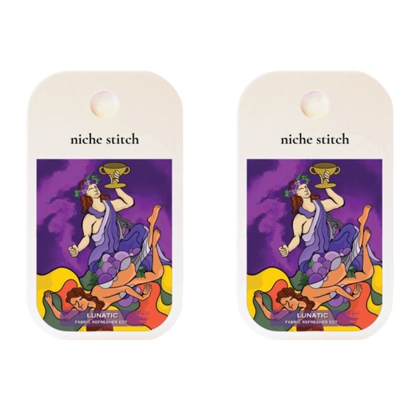 Niche Stitch - Pocket Perfume (Fabric Fragrance) Lunatic (42ml) - Pack of 2